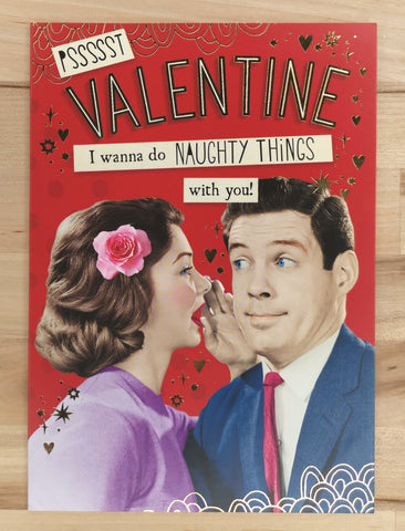 Psst Valentine... Card