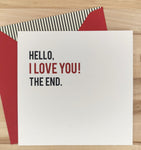 HELLO I LOVE YOU! TO END